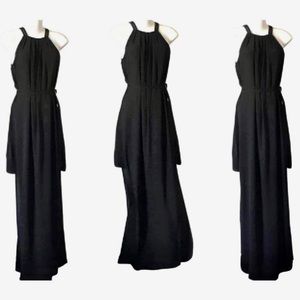 Grecian Sheer Panel Dress